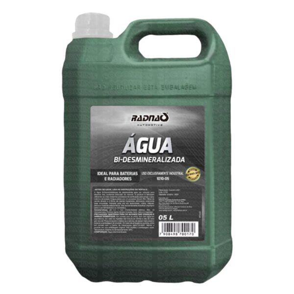 Água Bi Desmineralizada para Bateria & Radiador 5L