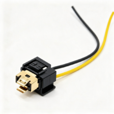 Chicote Para Lâmpada H1 1 Via 2 Fios Fêmea Automotivo