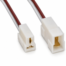 Chicote 6.3mm - 2 Vias - Terminal Macho/femea